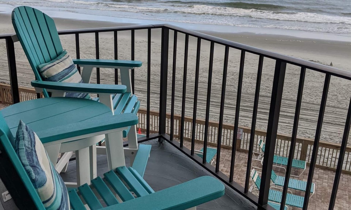Garden City Condo | Beach Dreams 2nd floor BEST VIEW Watch the waves roll in from the living room.