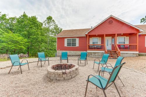 Sylvan Shores House | Fire Pit w/Great View! Beaver Lake Home by Marina