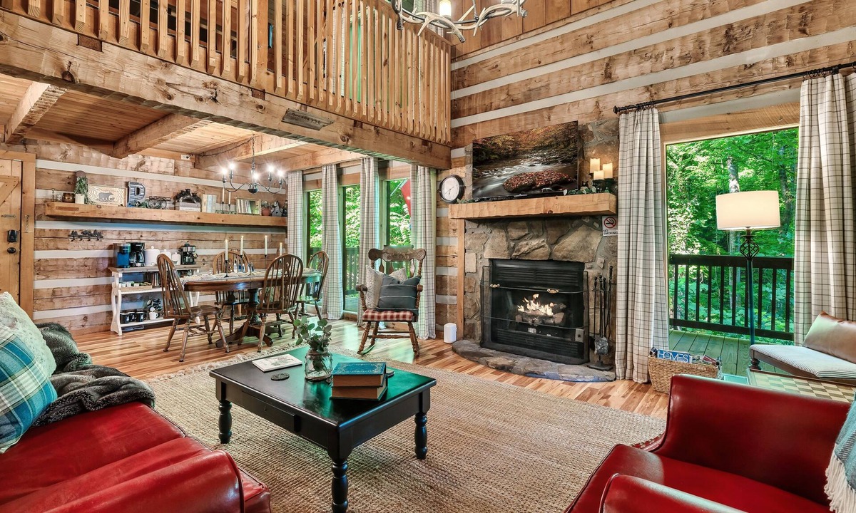 Pigeon Forge Cabin | Pigeon Forge Cabin, 6 Miles to Dollywood King & Queen beds Coffee Bar HotTub