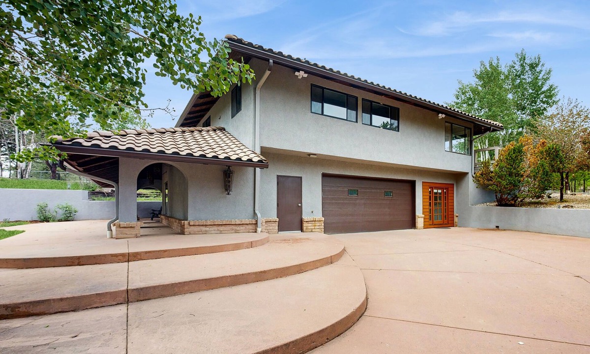 Colorado Springs House | Spacious home with indoor heated pool, volley ball court, and is dog-friendly