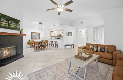 St. Augustine Beach House | 1717 Sea Place: Beachside 3 bedroom patio home with fenced yard, PET FRIENDLY,