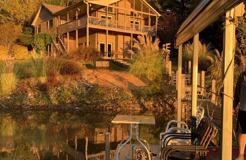 Seneca House | 4/3, Waterfront Home w/Covered Dock, Child Sand Play Pit, Pet Friendly!