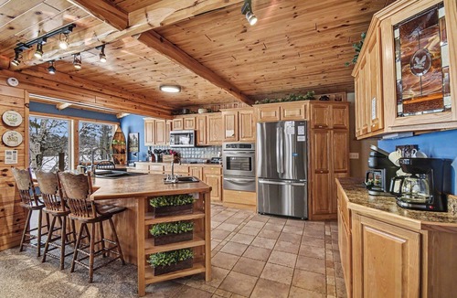 Herron Cabin | 5K+ Sq Ft Waterfront Retreat; Sleeps 23–28+; Pool, Arcade, Beach, Kayak & More