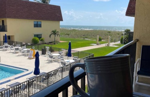 Avon By The Sea Apartment | Beachfront with heated pool, 60 seconds to beach