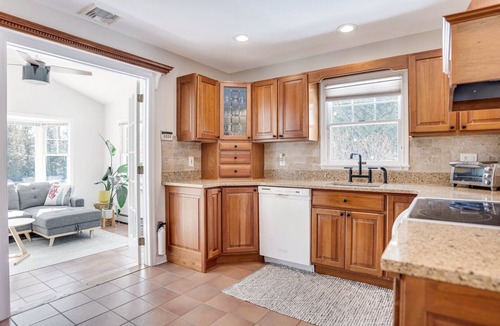 Hampton Bays House | Beautiful Hampton Bays home with a private heated pool, minutes to Shinnecock