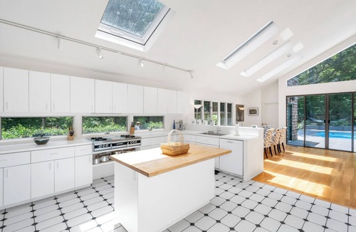 Northwest Harbor House | Bright & Modern East Hampton Retreat with Private Pool and Lush Yard