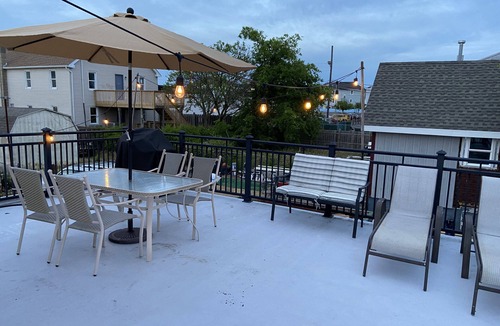 Seaside Heights Condo | Clean/cozy, 2 bed room, 2 BLK to beach, huge Terrace, free parkings+4 pass