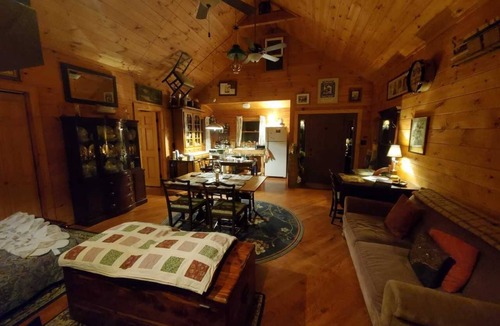 Bristol Cabin | Cozy Cabin on 11 acres w/Lake&Mtn Views. wifi, great cell svc. & moderated AC.