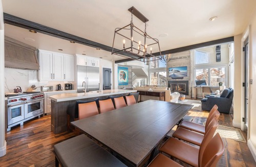 Empire Pass House | Deer Valley luxury mountainside escape, outdoor seating, private hot tub, walk to hiking trails