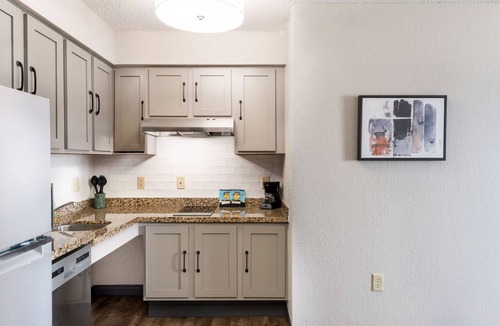 Eagan Apartment | Eagan Accessible Suite | Roll-In Shower & Kitchen