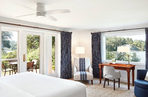 Irvington Hotel | Experience Nature from Room w/Veranda | Seasonal Pool, Courtyard, Marina