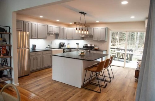 Highmount House | Family Friendly Mountain Retreat: Grill, Cabana, Hot Tub, Play set, Fire pit