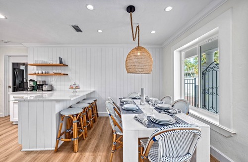 Saint Armands Key House | Five Palms | Stunning Lido Key Retreat with Private Pool, Firepit, and Steps to the Beach