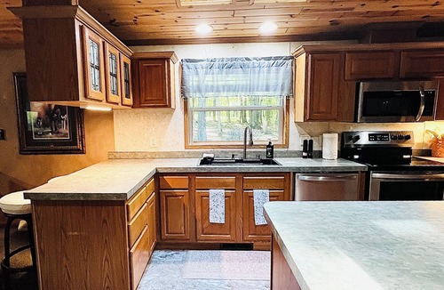 West Branch House | Heated indoor pool awaits! RIDE REST RELAX with family and friends