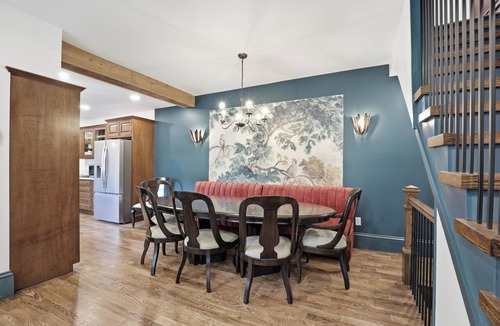 Lancaster House | Historic 8-Bedroom Retreat with Hot Tub for Large Groups!