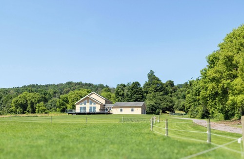 Deansboro House | House w/Scenic Deck, Hot Tub & Barn