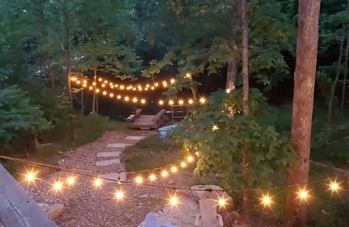 Innsbrook Ski Chalet | Innsbrook Falls Hideaway - Roomy lakefront Chalet w/spacious deck & firepit