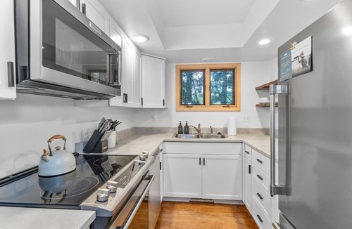 Shorewood-Tower Hills-Harbert House | Juniper Presents: Forest Escape, Hot Tub, Fire Pit, Near the Dunes
