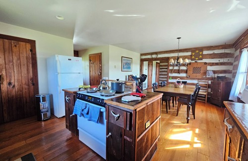 Winchester House | Just minutes from downtown Winchester, explore 62 scenic acres with roaming peacocks, horses, cows, and sheep. Enjoy a petting zoo or horse riding lessons for an unforgettable farm adventure!