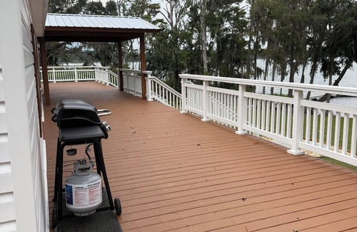 Madison Cabin | Lakefront Getaway w/Dock, Huge Deck & Unbeatable Sunset Views