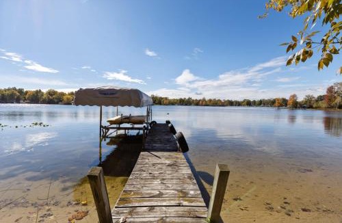 Bloomingdale House | Lakefront Home with Dock Firepit & Private Deck