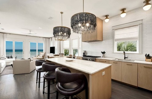 Seacrest House | Luxury Shellstone Beachfront Cottage Seacrest Beach Florida Private Pool Beach Access