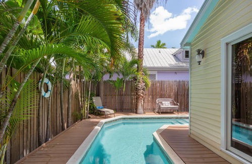Key West Historic District House | Modern poolside villa steps from Duval Street