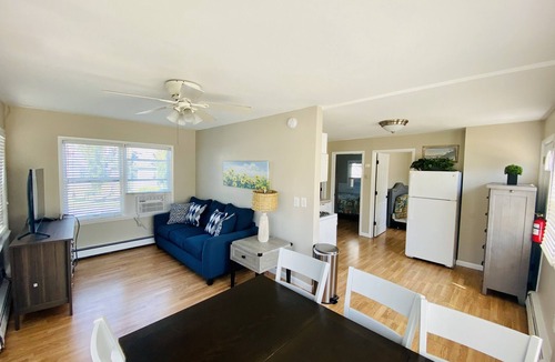 Ortley Beach Apartment | PREMIER HOST-2BR SEASIDE PARK SUITE 571, One Short Block to Beach, Kit, Liv Room