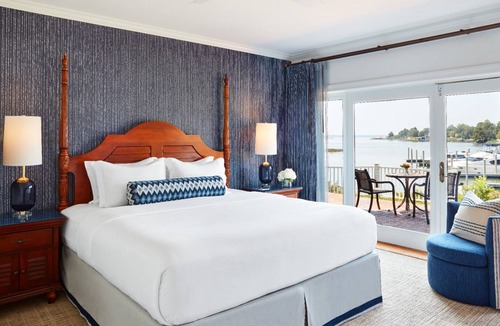Irvington Hotel | Start Your Day w/Relaxing Views from Your Veranda–Experience a Tranquil Retreat