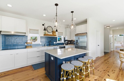 Beachwalk House | Stunning Harbor Island Home, Ocean Views, Golf Cart, Walk to Beach & Resort Amenities Included!