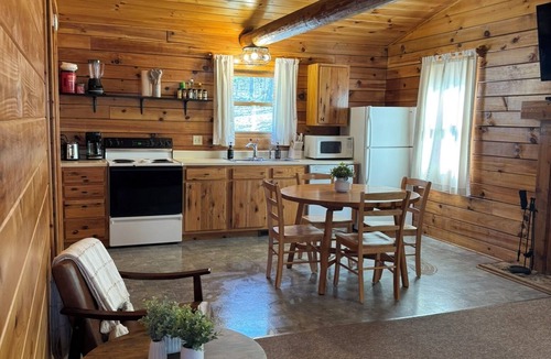Shell Knob Cabin | The Hawthorn on Table Rock Lake, 2 Bed/2 Bath Log Cabin, Pool, Hot Tub & Dock