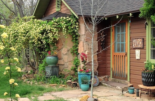 Zion National Park South Entrance Cottage | The Historic Rose Cottage at Zion National Park in Springdale, Utah