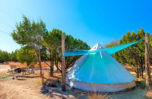 Johnson City RV Rental | Unique Johnson City Accommodation Perfect for Bell Tent Glamping near Austin
