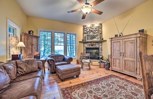Cheboygan House | Waterfront Cheboygan Home w/Fire Pit
