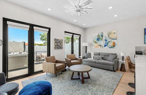Cocoa Beach Villa | Wave Haven - 4 Luxury Units - 10BR 12BA Total - Sleeps 6 or 8 Per Unit - Hot Tub - Across from Beach - Rocket and Beach Views