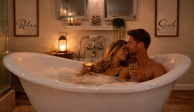 1-bedroom Couples Romantic Suite Retreat with a PRIVATE POOL AND HOT TUB!