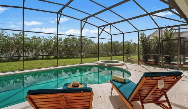 5BR Villa+ Spa & Pool Oasis+GameRoom+Themed Rooms