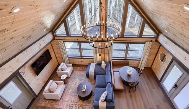 A Frame in the Woods |Firepit + Massage Chair