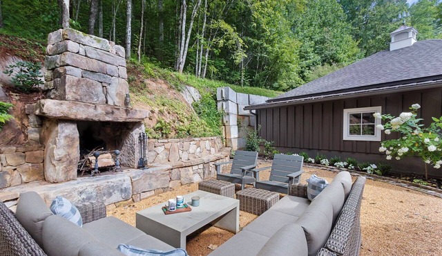 BEAUTIFUL SETTING - RIVER FRONT W/FIRE PIT!