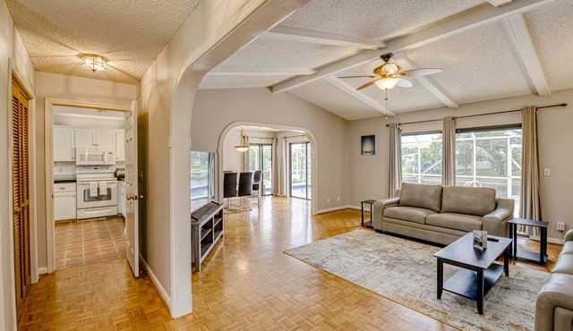 Canalfront home with private pool, sauna & high-speed WiFi - snowbirds welcome