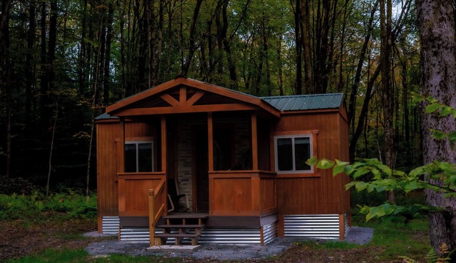 Delightful 1 Bedroom Glamping cabin in Camden awaits you - Shared Bathroom cabin