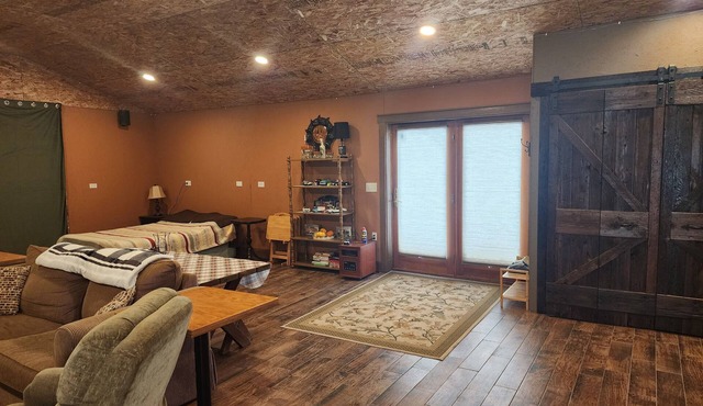 Enjoy our spacious clubhouse in the woods with 1000's of acres of rec trails.