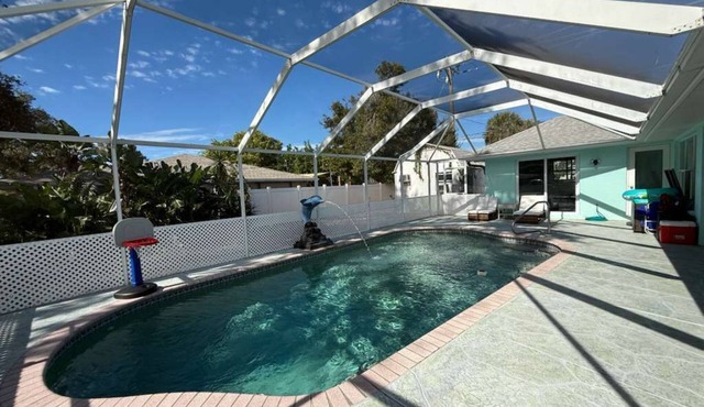 Heated & Caged Pool｜9 Min to Beach｜Kids' Zone｜New Listing！