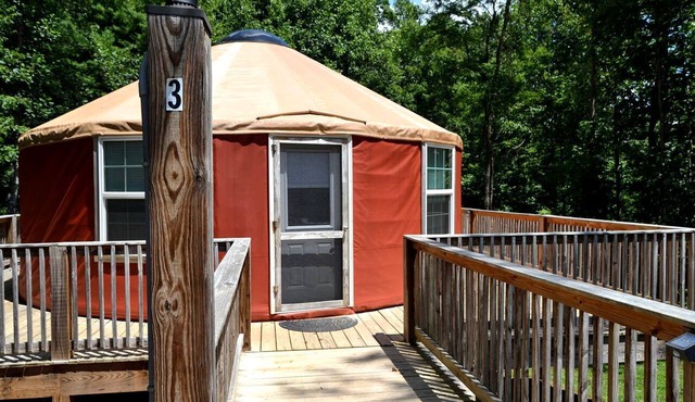 Intimate Yurt Rental Ideal for Romantic Glamping in Virginia