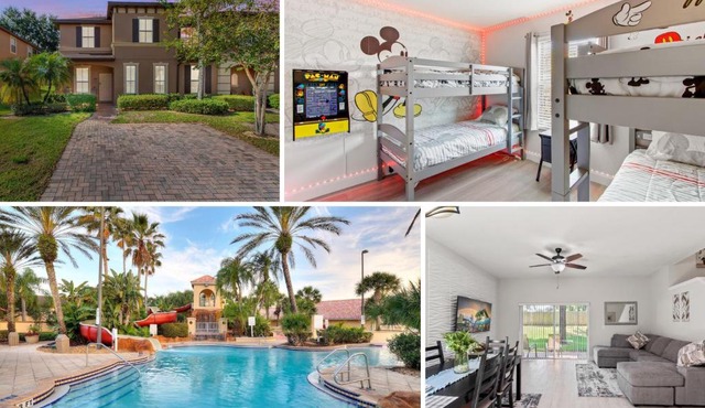 Newly Remodeled 4BD/4BA Townhouse-Regal Palms Resort Near Disney