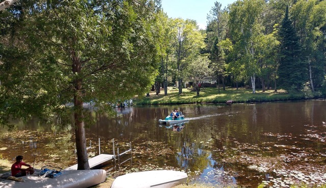 Nothing Fancy. Family cottage on a small fishing lake near Houghton Lake.