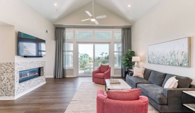 Opal Oasis - Soundfront Condo, Vaulted Ceiling, King En Suites
