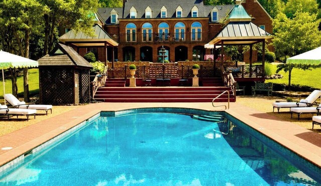 Private 16-Acre Lakefront Manor | Pool | Sleeps 14