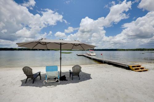 Private Beach & Dock! North Florida Lake House