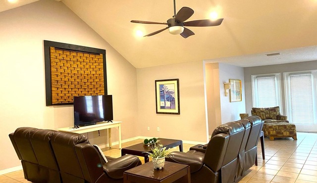 Private spacious home on 5 acres just minutes from the beaches and theme parks!